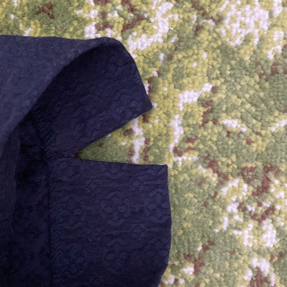 Cynthia Rowley Slim Ankle Pant in Navy - Picture 4 of 6